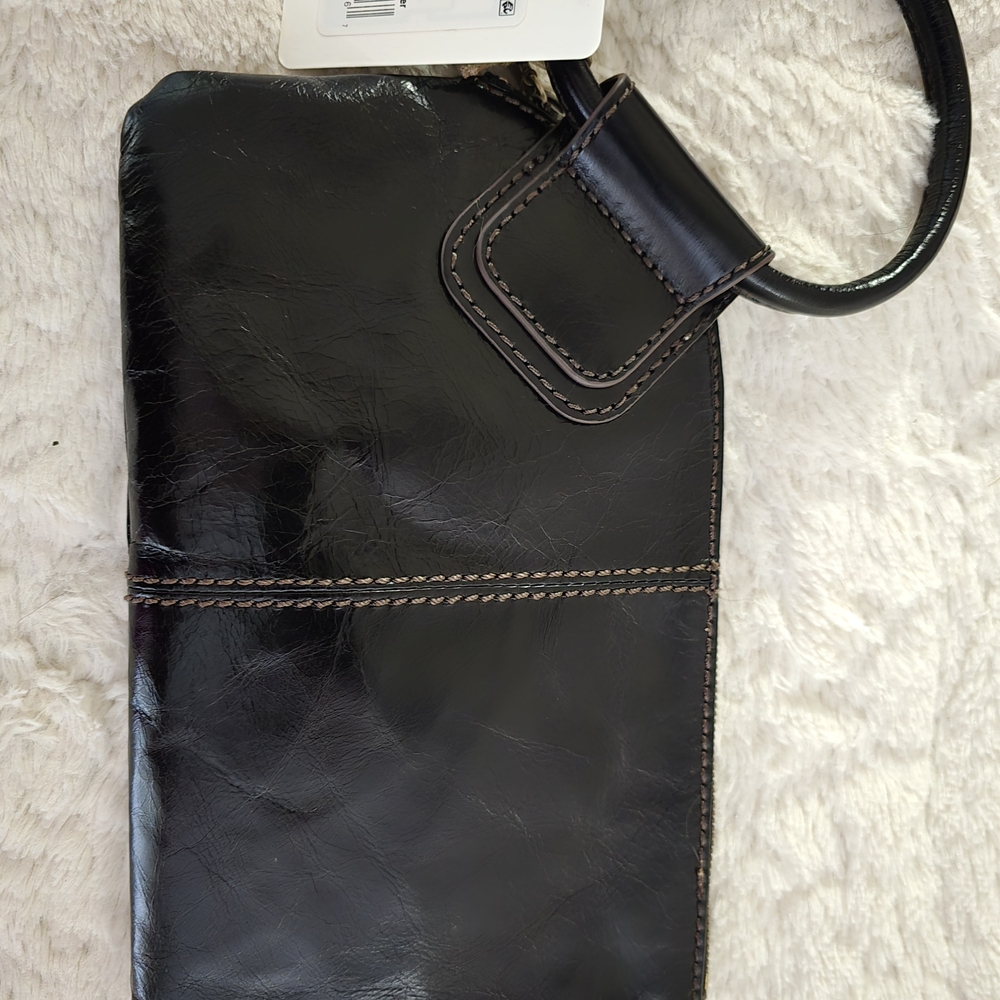 HOBO Black Leather Clutch